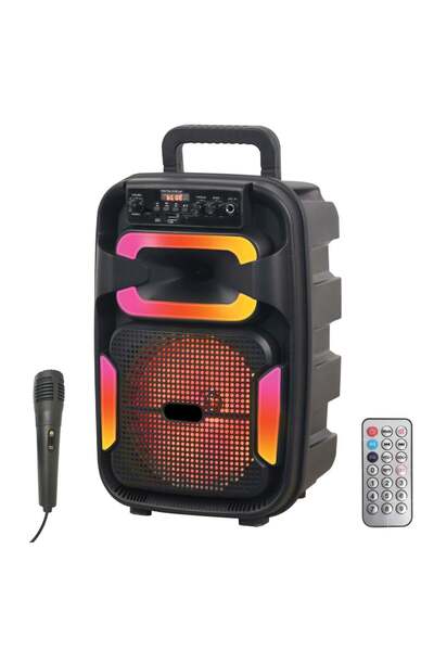 OEM Boxa Karaoke Bluetooth cu LED RGB Microfon & Radio 10W
