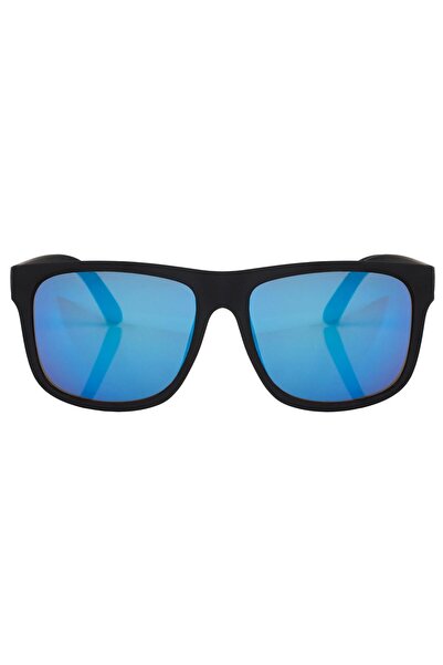 OEM Ochelari de Soare Rubber cu Rama Patrata & Lentile Albastre pentru Barbati