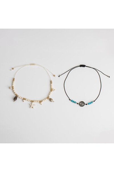 OEM Women's Lace Leg Bracelets with Shells & Eyes
