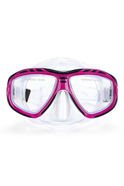 OEM Μαύρη Φούξια Μάσκα Κολύμβησης 12+ Ετών