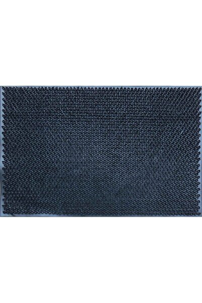 OEM Λαστιχένιο πατάκι εισόδου Μαύρα Λουλούδια 60x40εκ.