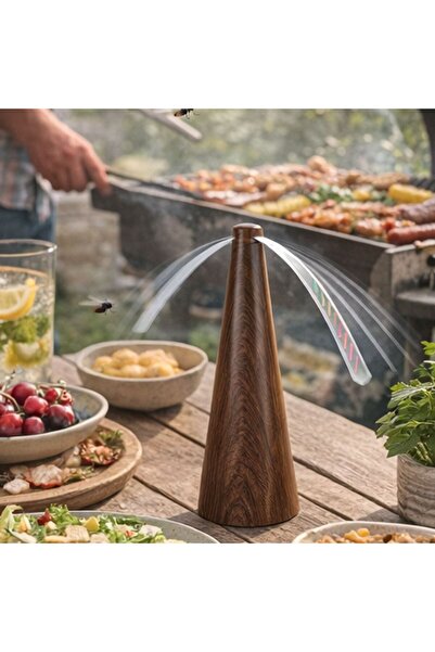 OEM Ventilator Electric Anti Insecte de Masa Maro cu USB si Baterii Ø8,5x25cm