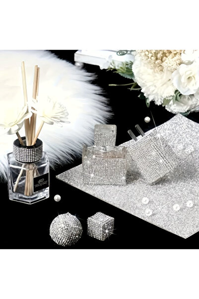 Estilo Lingerie Silver Stone Self-Adhesive Ss6(2mm) Crystal Ab Stone Sheet (2...