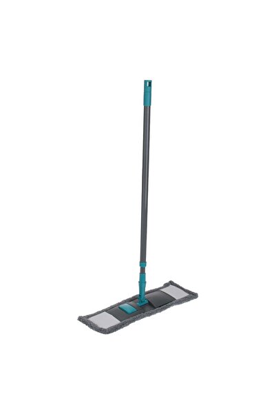 OEM Mop Plat cu Microfibre Gri 43.5x14cm & Coada Extensibila