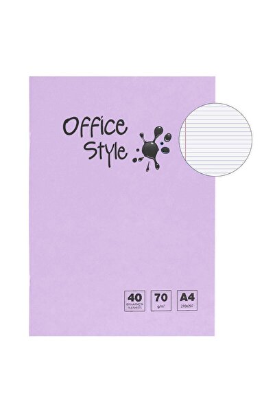 OEM Τετράδιο Μαθητικό Α4 Dicrando Λιλά - 40 Φύλλα