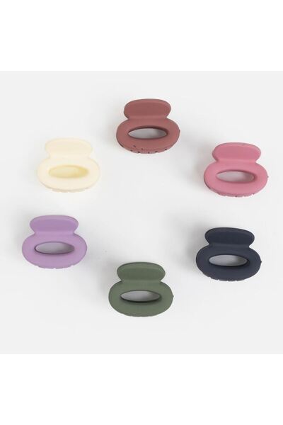 OEM Οβάλ Κλάμερ Μαλλιών για Γυναίκες 2.5 εκατοστά - 6 τεμάχια