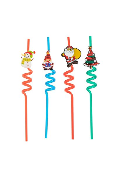 OEM Paie Rasucite din Plastic cu Model Mos Craciun Brad Gnome Om de Zapada Ø6...