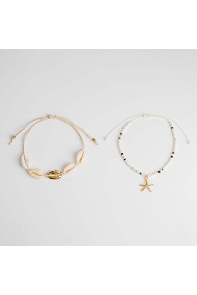 OEM Women's Shell & Starfish Lace Anklets