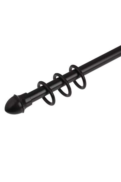 OEM Galerie pentru Perdele Extensibila Metalica Neagra 60-110 centimetri