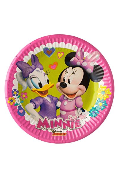 OEM Minnie Mouse Cardboard Party Plates 20cm - 6pcs