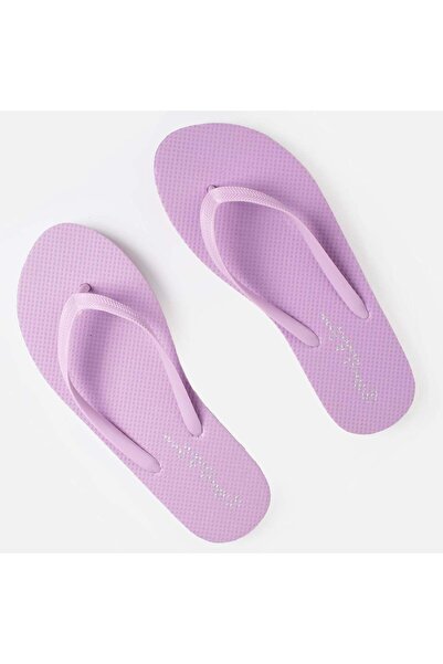 OEM Papuci Plaja Dama Lila cu Talpa & Bareta Reliefata 37-38