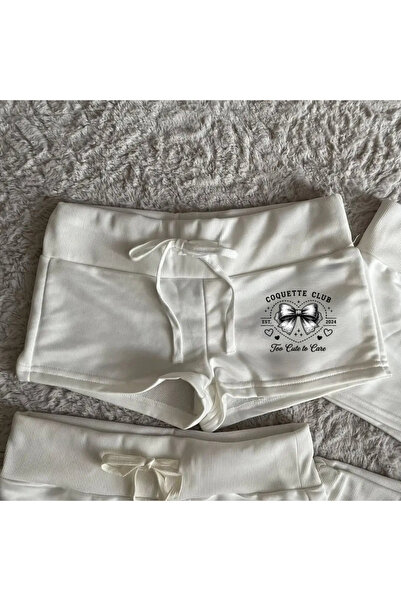 Gofeel Country Club Logo Printed Mini Shorts