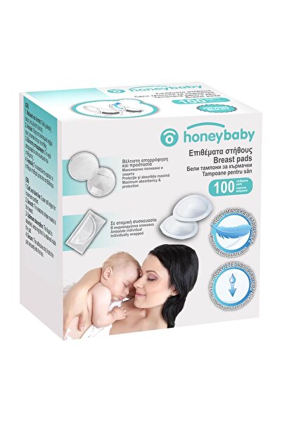 OEM Honey Baby Individually Wrapped White Breast Pads - 100pcs