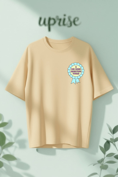 Vordevia Σήμερα έκανα κάτι που είναι συνήθεια ενηλίκων, βαμβακερό μπλουζάκι o...