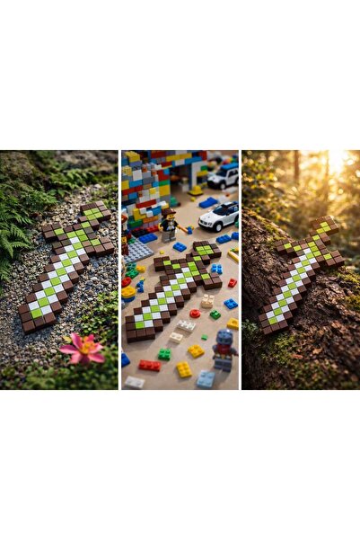 BASKIMARKETİM Minecraft Pixelli Kılıç