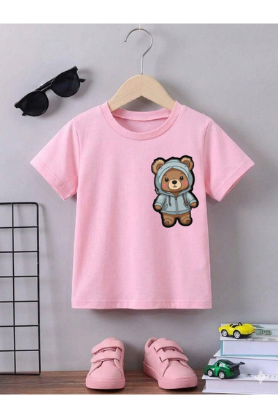 bahar uğurlu Παιδικό μπλουζάκι με στάμπα Γλυκό Αρκουδάκι