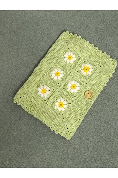 El örgüsü tablet kitap kılıfı