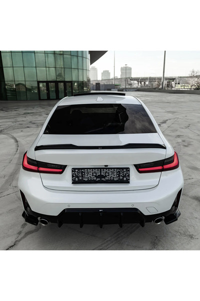 TMZ Garage BMW 3 Serisi G20 LCI 2022+ Arka Difüzör M Paket Uyumlu Piano Black...