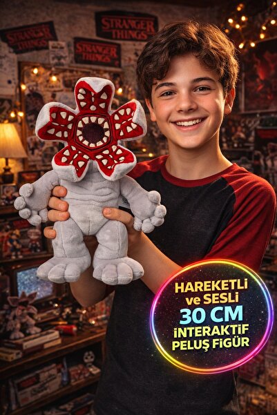 TOYFEST Stranger Things Demogorgon Electronic Plush 30 cm Licensed Toy with S...