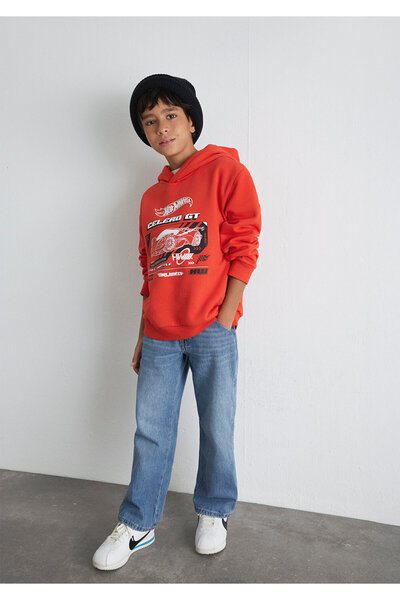 Mavi Хот Уилс Оранжев суичър с принт 6S10156-88523