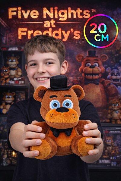 TOYFEST Five Nights at Freddy's Freddy Peluş Oyuncak 20 cm Resmi Lisanslı FNA...