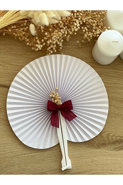 handmade candle house 10 Adet Kâğıt Yelpaze Kına Söz Nişan Bride Bekarlığa Ve...