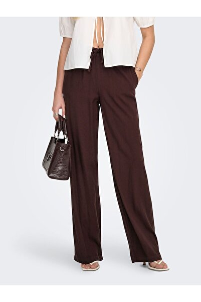 ONLY Hose ONLGOA Gerade geschnitten Leinen Hose