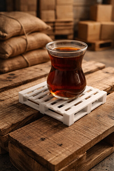 Maygiy قاعدة أكواب على شكل طابعة ثلاثية الأبعاد 8*8