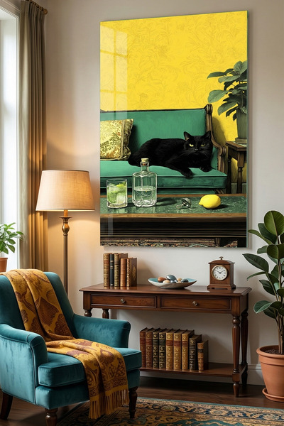 Ahsen resim çerçeve Άθραυστο Γυάλινο Τραπέζι 5mm (Παχύ) - Διακόσμηση Τοίχου γ...