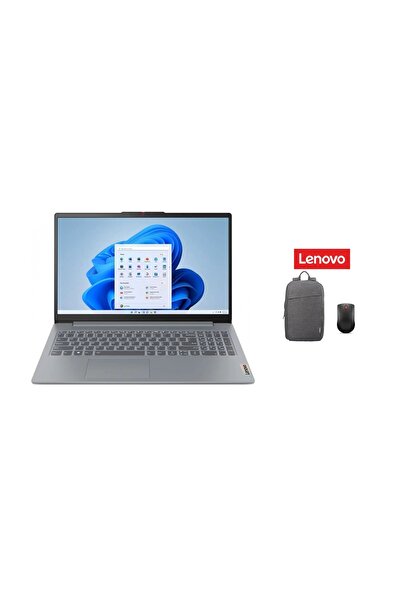 LENOVO Ideapad Slim 3 N100 4GB 128GB W11 15.6" LAPTOP 82XB009GTX+ SIRT ÇANTAS...