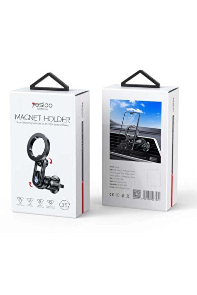 Yesido C157 Strong Magnetic Car Air Vent Phone Holder (Black)