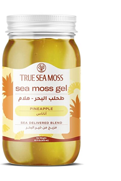 TrueSeaMoss جل طحالب البحر - بنكهة الأناناس