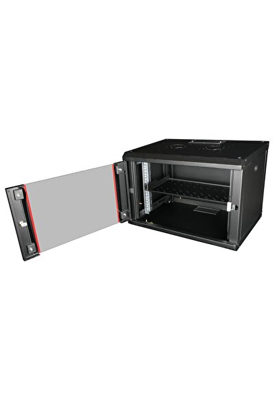 Lande رف منزلق مقاس 19 بوصة 1U (أسود)