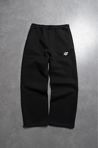 Crupt Studio Crupt White Nova Black Men's Sweatpants with Stoppers