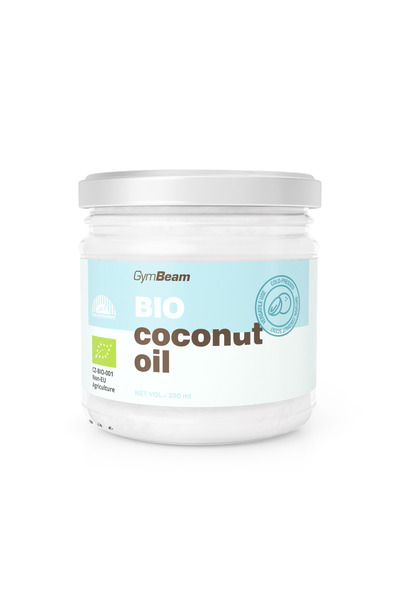 GymBeam Ulei de cocos virgin BIO, 200 ml