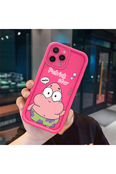 ucuc iPhone 16 Pro Compatible Pink Red Silicone Case Shockproof Camera Protec...