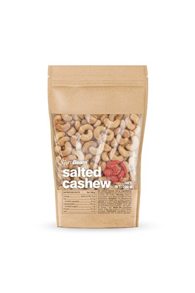 GymBeam Roasted Salted Cashews, 200 g