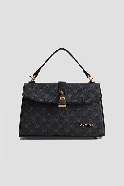 Armine Noktalı Çanta Siyah