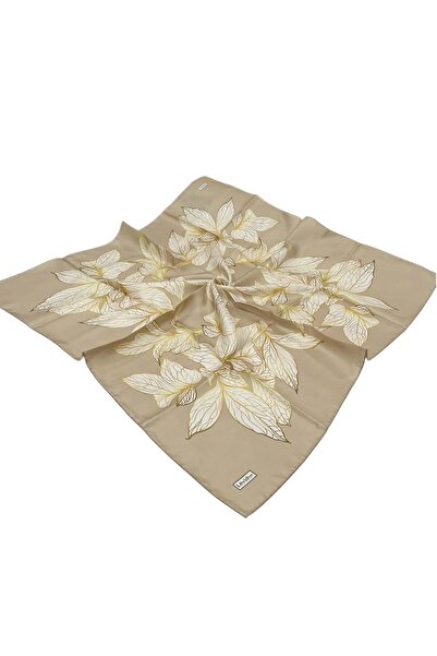 Levidor Μεταξωτό μαντήλι τουίλ - 2047 - Μπεζ Χρυσό