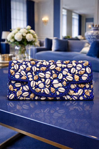 mothers dream Luxury Cowrie Shell Icon Clutch Bag