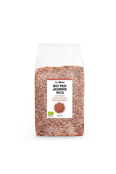 GymBeam Orez BIO Iasomie Roșie (necurățat), 500 g