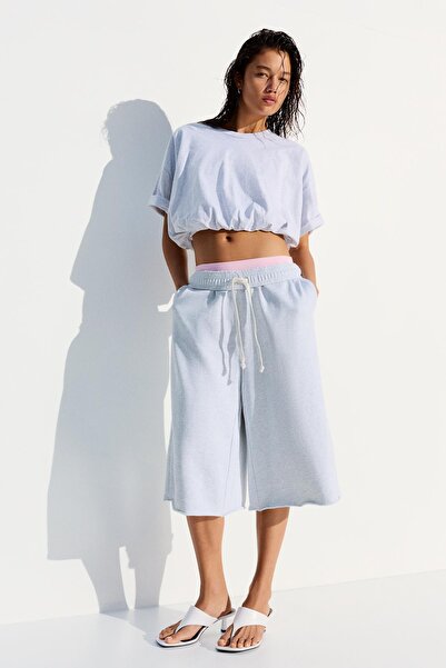 Bershka Şardonlu bermuda