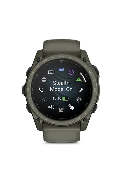 Garmin tactix 8 – 51 mm, AMOLED, Cerakote Kaplama - Uygulamalı Balistik Ultralight Solver ve Haki Cerakote