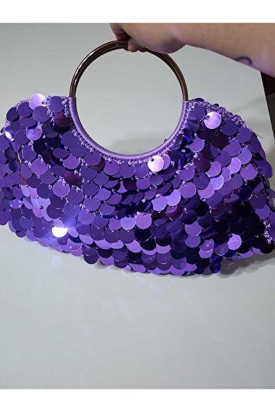 örgü حقيبة مارسيلا مزينة بالترتر - حقيبة فستان السهرة - حقيبة المناسبات - حقي...