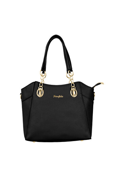PARAJOHN Women's PU Leather Handbag Stylish Tote Bag with Gold Chain Handles