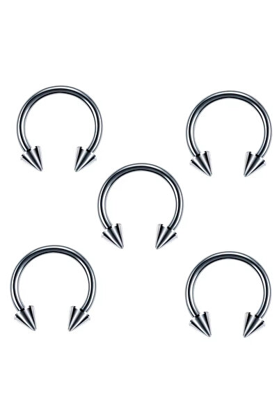 Choice30 1.2x8mm Style 4 5/10/40/60pcs Body Piercing Jewelry Stainless Steel ...