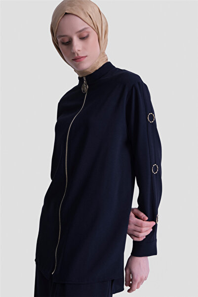 Armine Aksesuar Detaylı Takım Lacivert