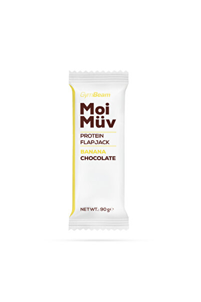 GymBeam MoiMüv Protein Flapjack, 90 g, banană ciocolată