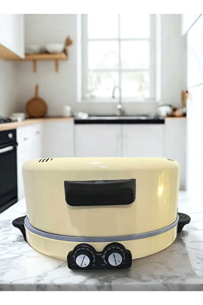 Generic جهاز محمول لصنع البيتزا والخبز بقوة 2200 واط ودرجتي حرارة مع سطح غير ...