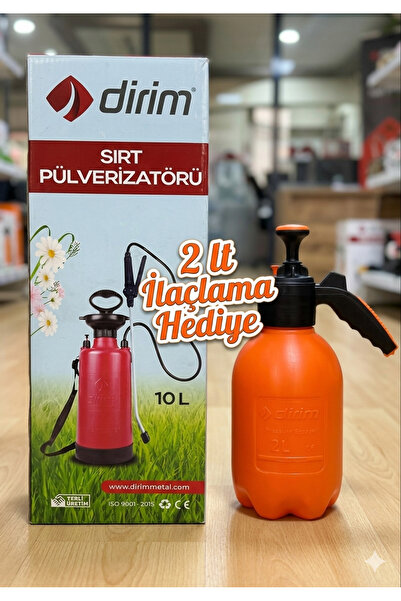 Dirim 10 LT ASKILI İLAÇLAMA POMPASI 2 lt İLAÇLAMA HEDİYELİ